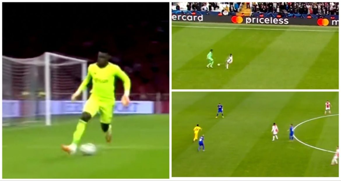 Andre Onana Shows Ability On The Ball Amid Man Utd Links